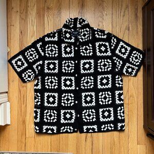 Abercrombie & Fitch | Men's Crochet Shirt